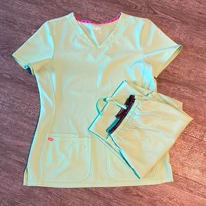 Mint green heartsoul scrub